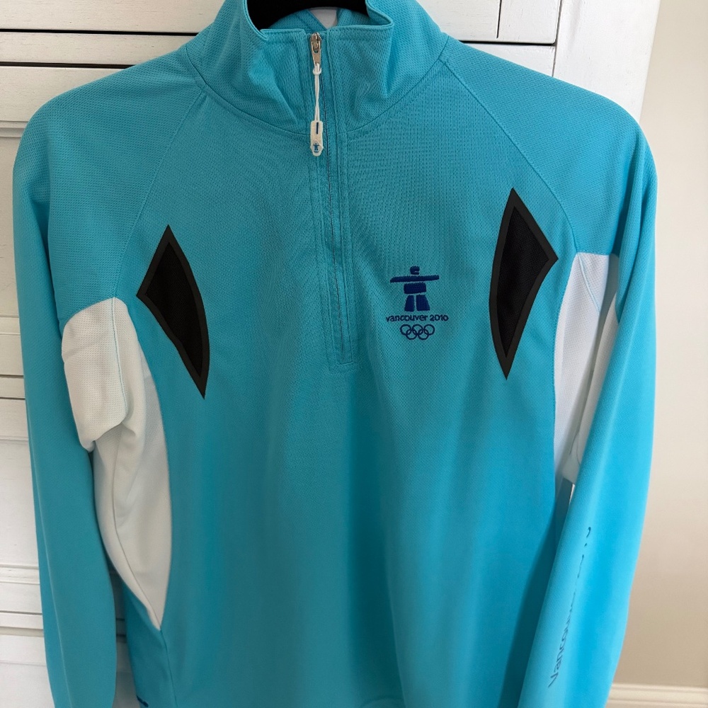 Sunice long sleeve 1/4 zip woman’s shirt Olympic apparel 2010 Vancouver olympic